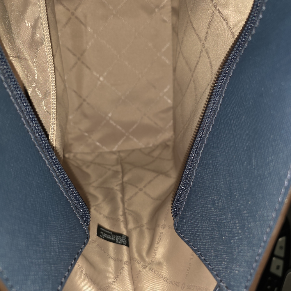 MICHAEL KORS SATCHEL NAVY BLUE